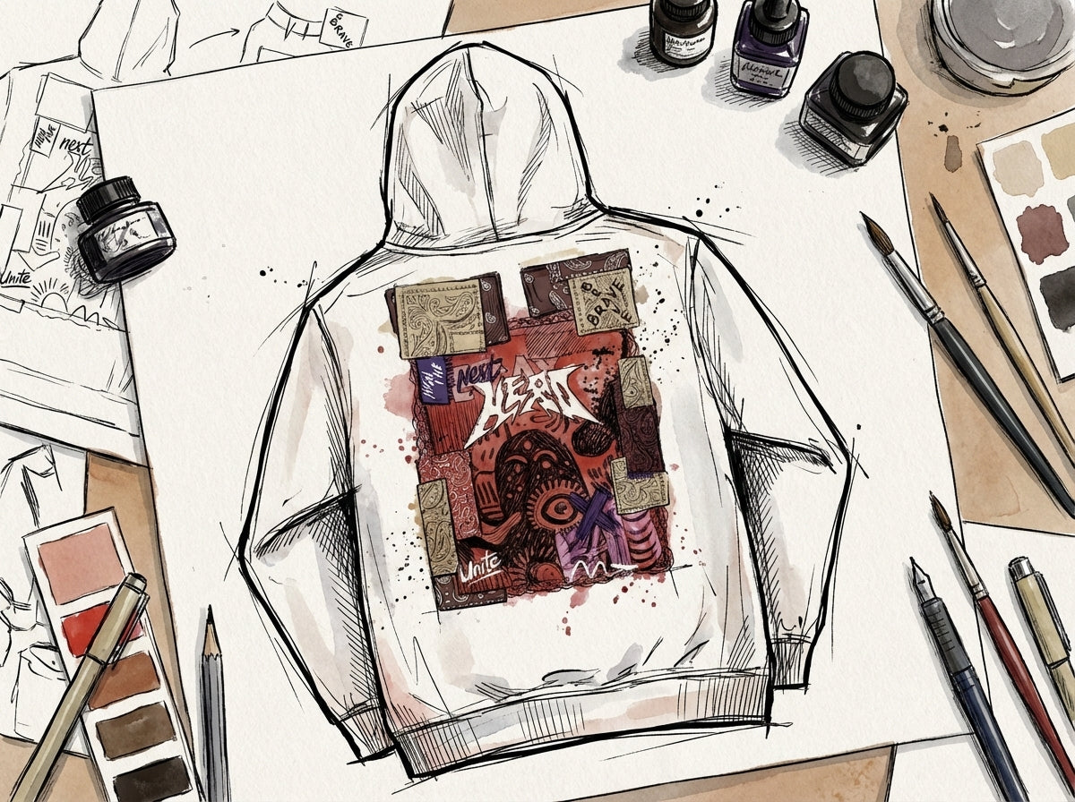 Next Hero Embroidered Kids Hoodie