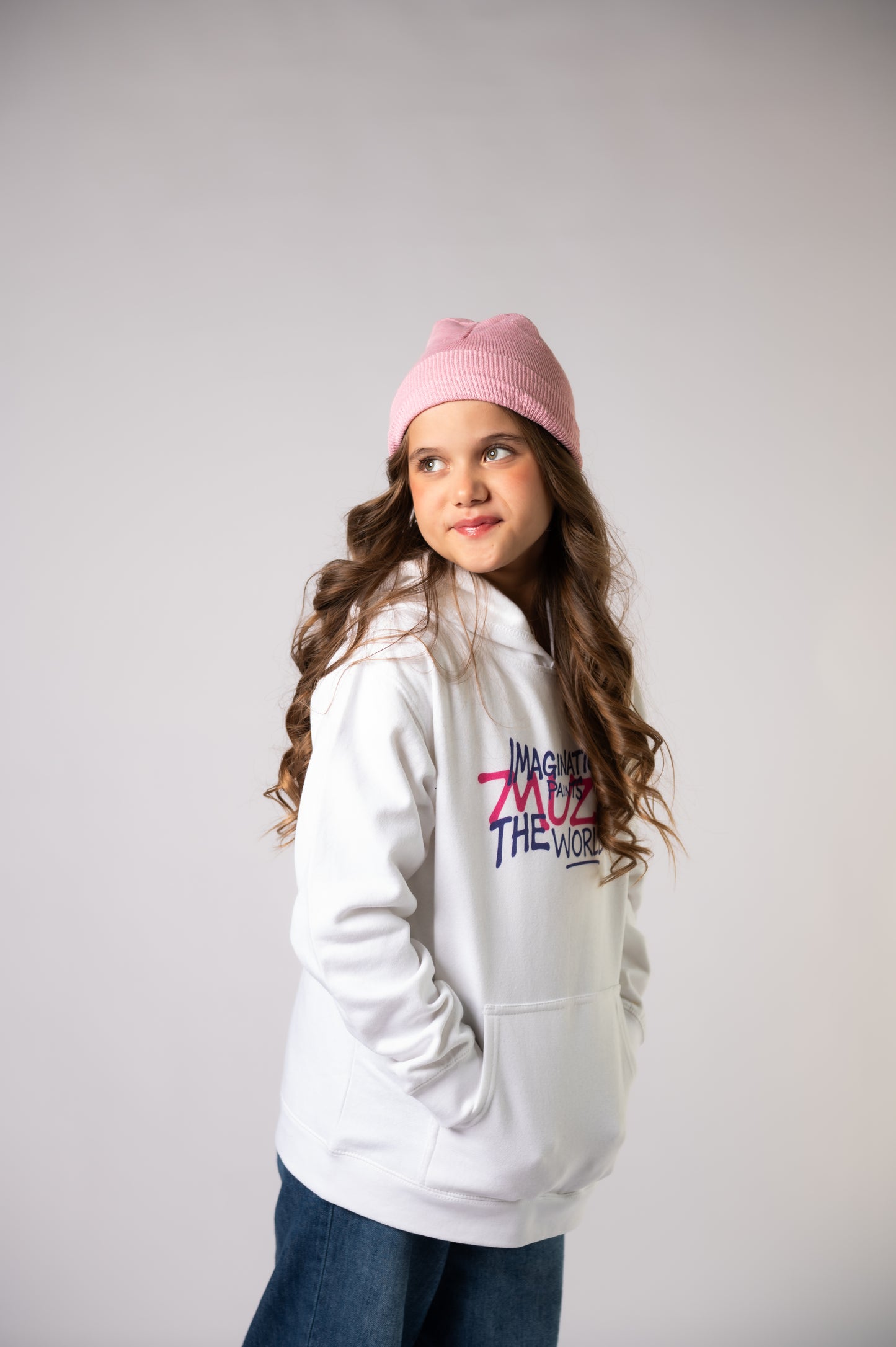 Imagination Paints the World Kids Hoodie