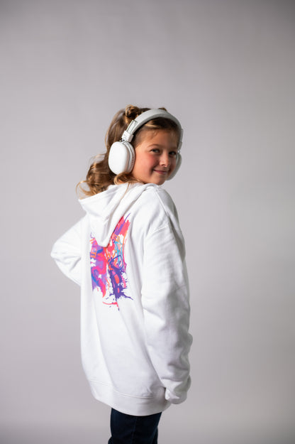 Full Volume Embroidered Kids Hoodie