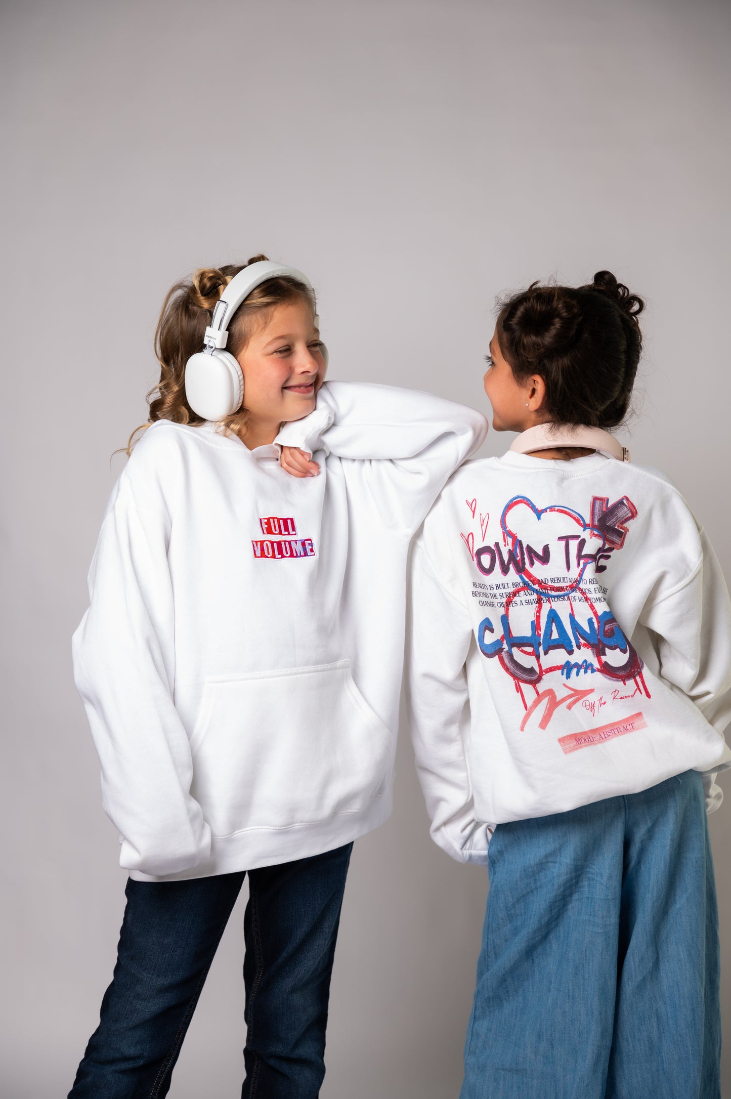 Full Volume Embroidered Kids Hoodie