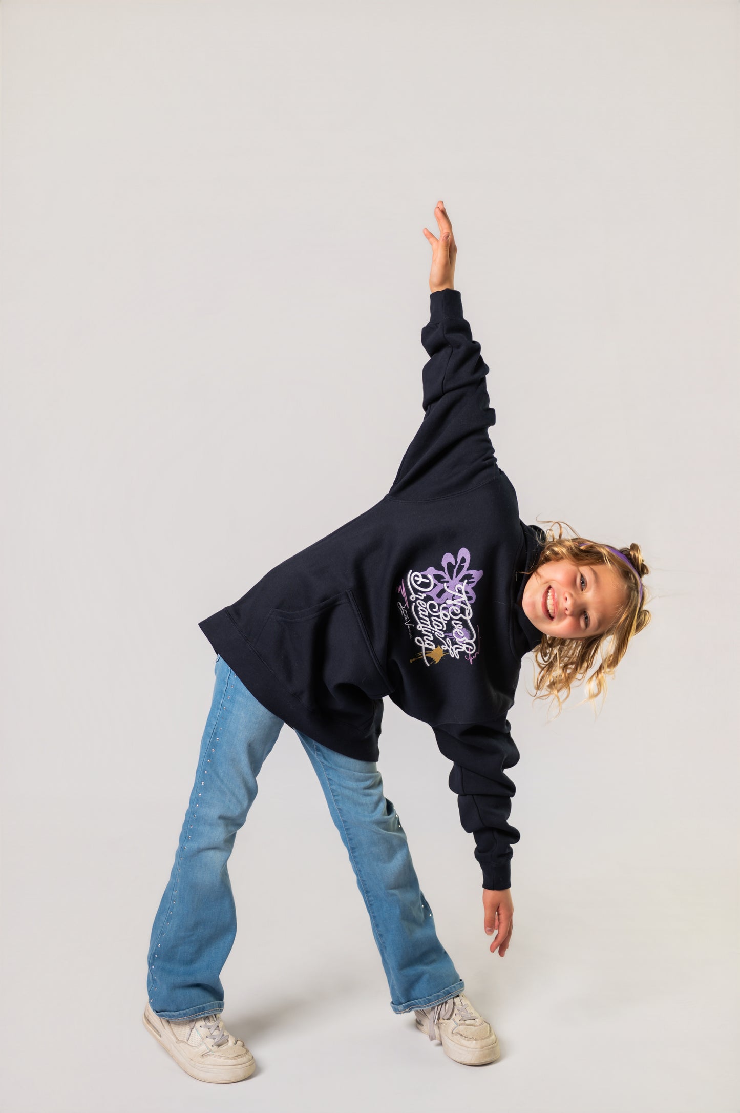 Never Stop Dreaming Kids Hoodie