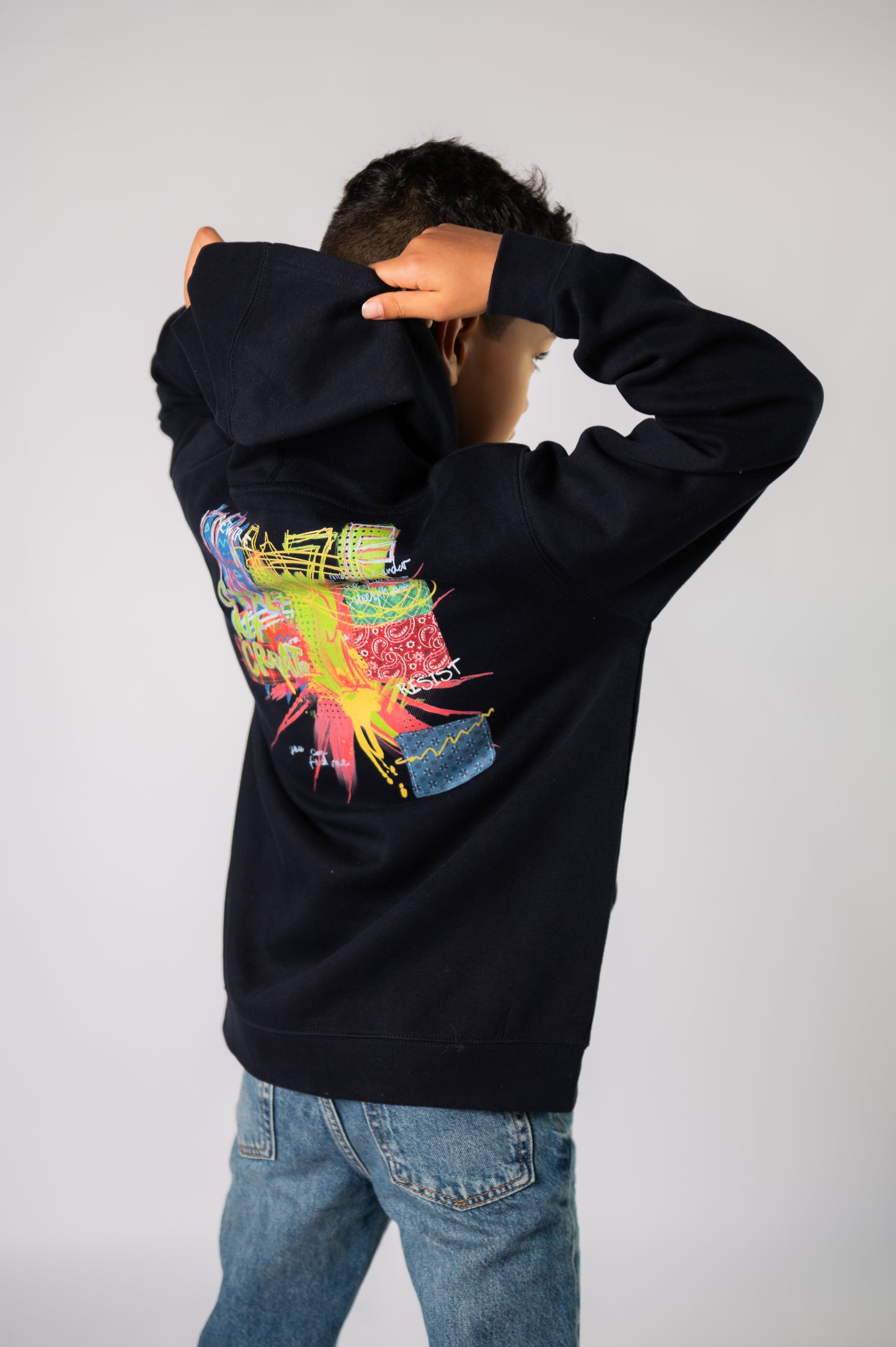 CTRL Alt Create Embroidered Kids Hoodie