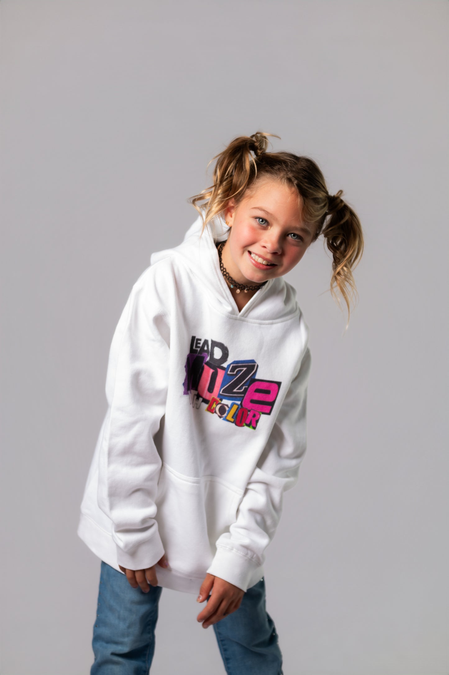 Muze Lead With Color Kids Hoodie