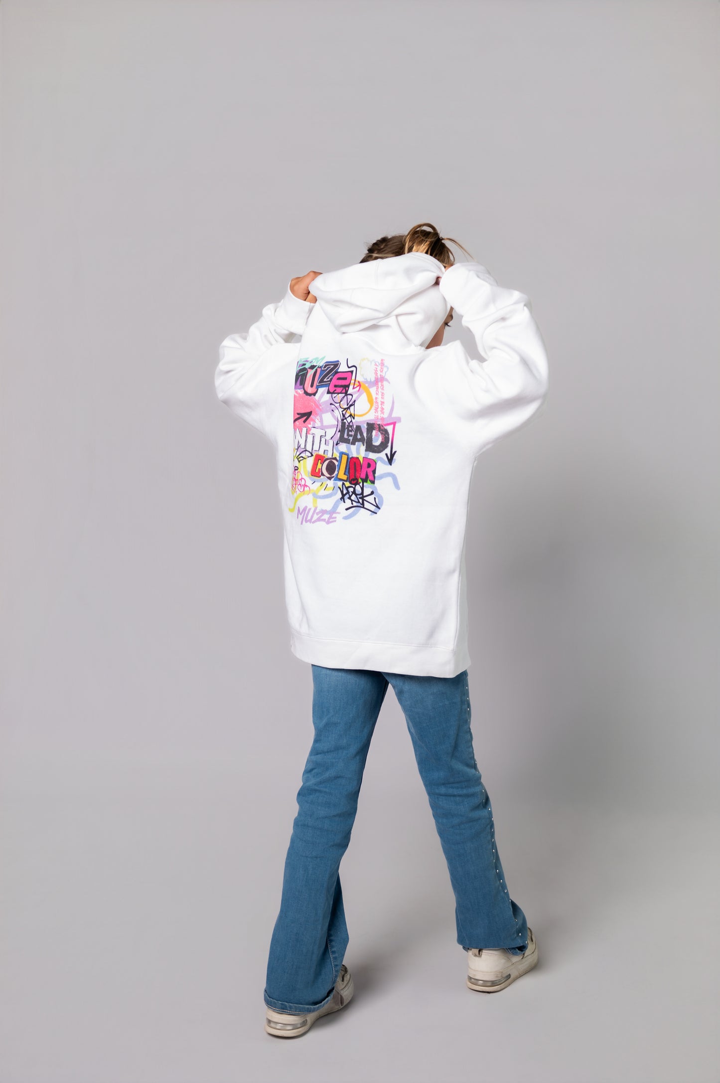 Muze Lead With Color Kids Hoodie