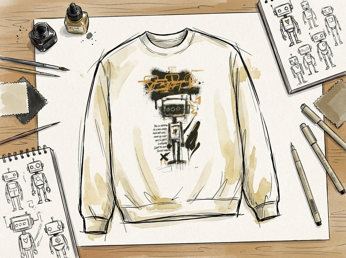 Sketchbot Sweet Dreams Heavyweight Sweatshirt
