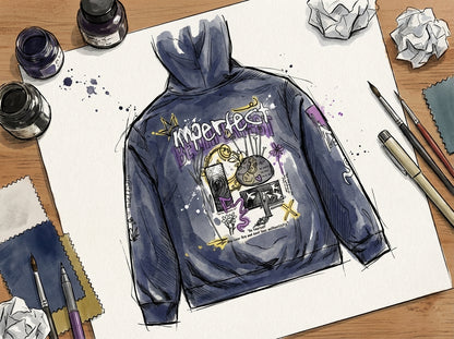 Be Imperfect Oversized Heavyweight Hoodie