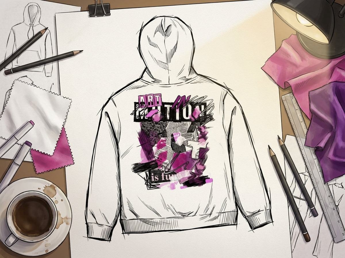 Art In Motion Heavyweight Hoodie
