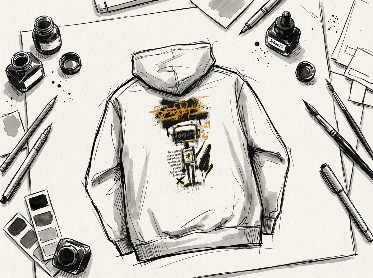 Sketchbot Sweet Dreams Kids Hoodie