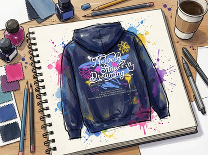 Never Stop Dreaming Kids Hoodie
