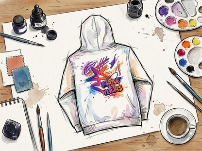 Full Volume Make It Yours Embroidered Kids Hoodie